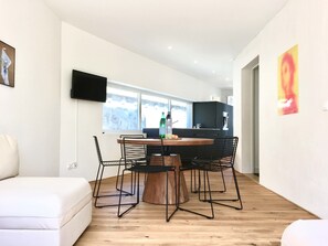 Superior Apartment, 3 Bedrooms, Balcony | Living area