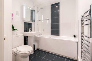 Hair dryer, towels