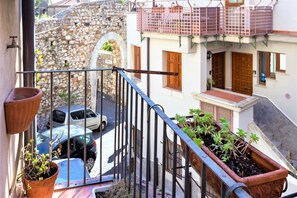 Blick vom Balkon