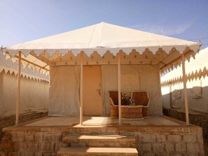 Deluxe Tent, 1 King Bed, Non Smoking | 1 bedroom, Egyptian cotton sheets, premium bedding, down duvets - Royal Orchid Camp (Jaisalmer)