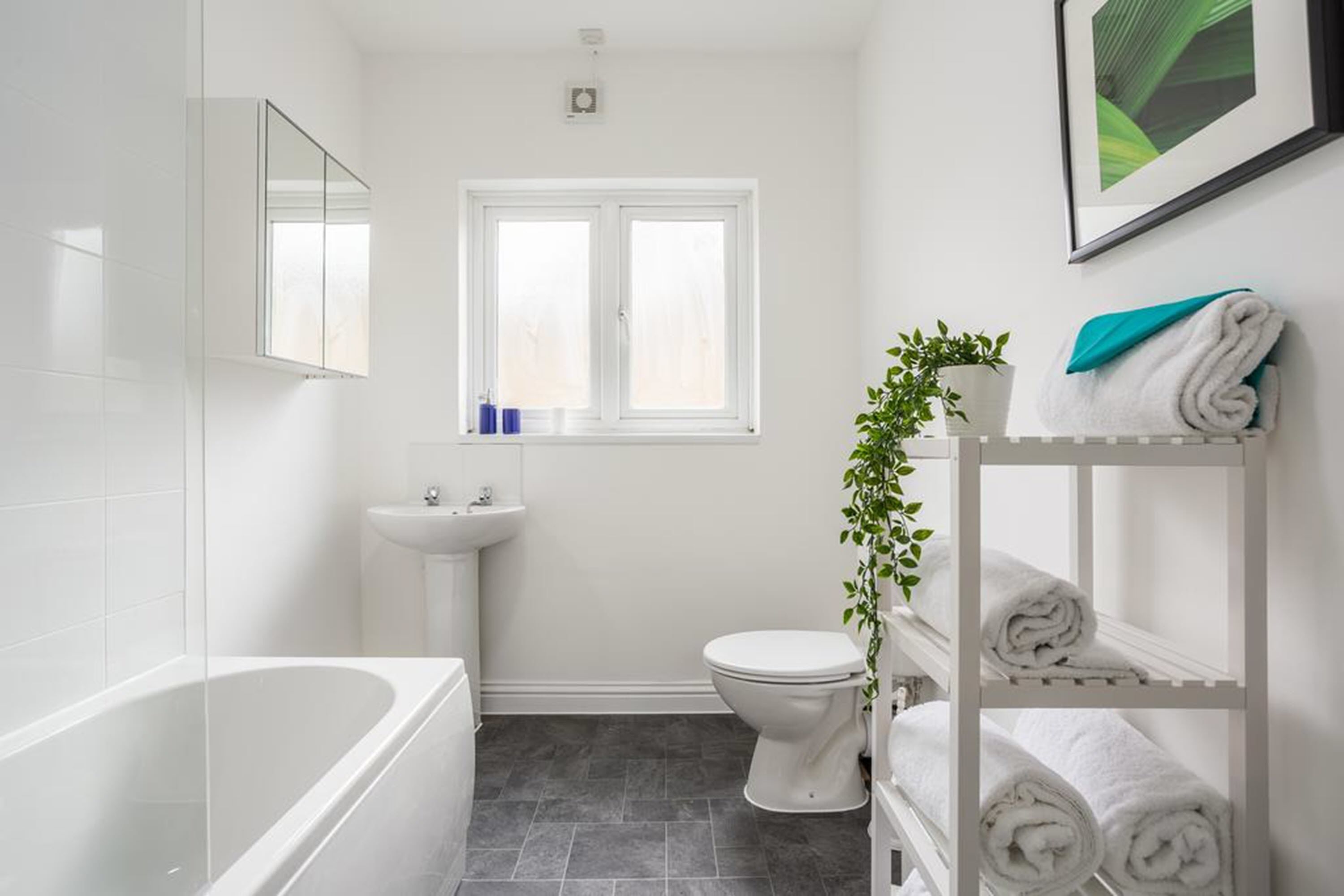 高级开间 (Private External Bathroom) | 浴室 | 免费洗浴用品、吹风机、毛巾