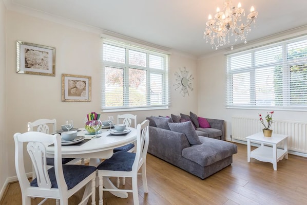 Apartment, 2 Bedrooms | Living area | Flat-screen TV - Leigh Apartments (Southend-on-Sea)