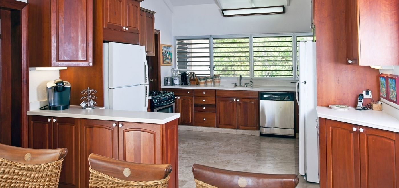 Stovetop, dishwasher, blender, cookware/dishes/utensils