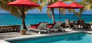 A heated pool - Villa Baie Longue Beach House (Les Terres Basses)