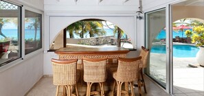 Blick von der Unterkunft