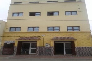Overnatningsstedets facade