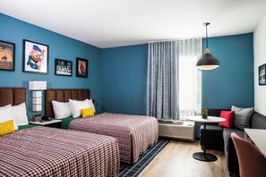 Studio Suite, 2 Queen Beds, Non Smoking, Kitchen | Desk, blackout drapes, iron/ironing board, free WiFi