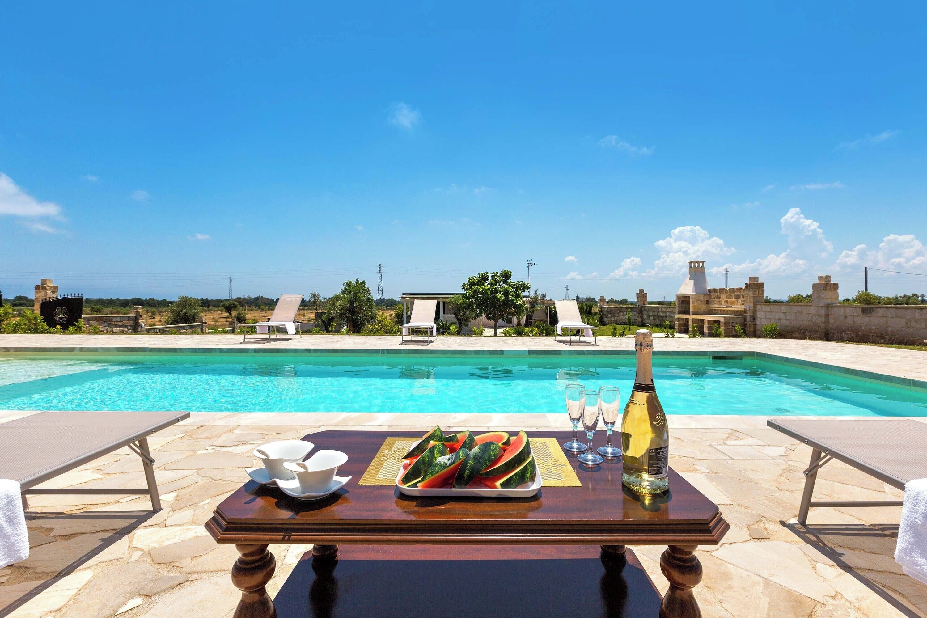 Seasonal outdoor pool