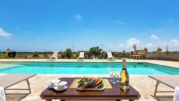 Seasonal outdoor pool