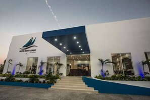 Façana frontal de l'allotjament