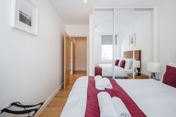 Apartment, 1 Bedroom | In-room safe, iron/ironing board, free WiFi, bed sheets - Roomspace Apartments -Swan House (Leatherhead)