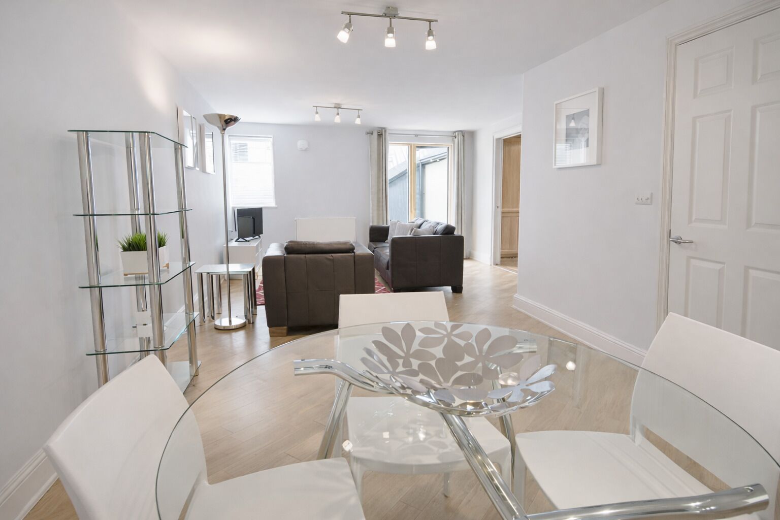 Leilighet, 1 soverom | Oppholdsområde | Flatskjerm-TV og DVD-spiller