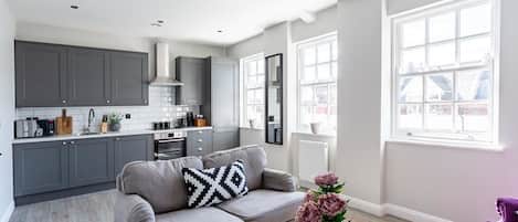 Apartment, 2 Bedrooms | Living area | Flat-screen TV