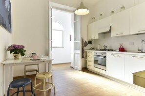 Oven, stovetop, dishwasher, ice maker