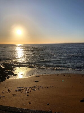 Tæt på stranden