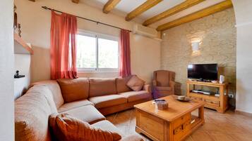 Una televisión, una chimenea, videojuegos