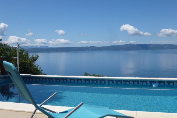 Pool u. Insel Hvar
