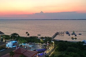 Indoor pool, a heated pool - Gorgeous Resort Condo with Gulf Views, Shared Hot Tub, Pools, & Gym (Pensacola Beach)