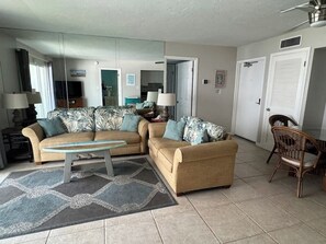 TV, DVD player, offices