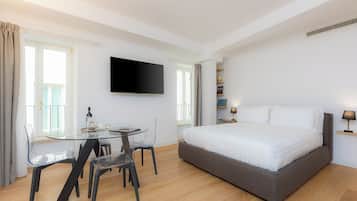 Comfort Studio Suite | 1 bedroom, Frette Italian sheets, premium bedding, down duvets