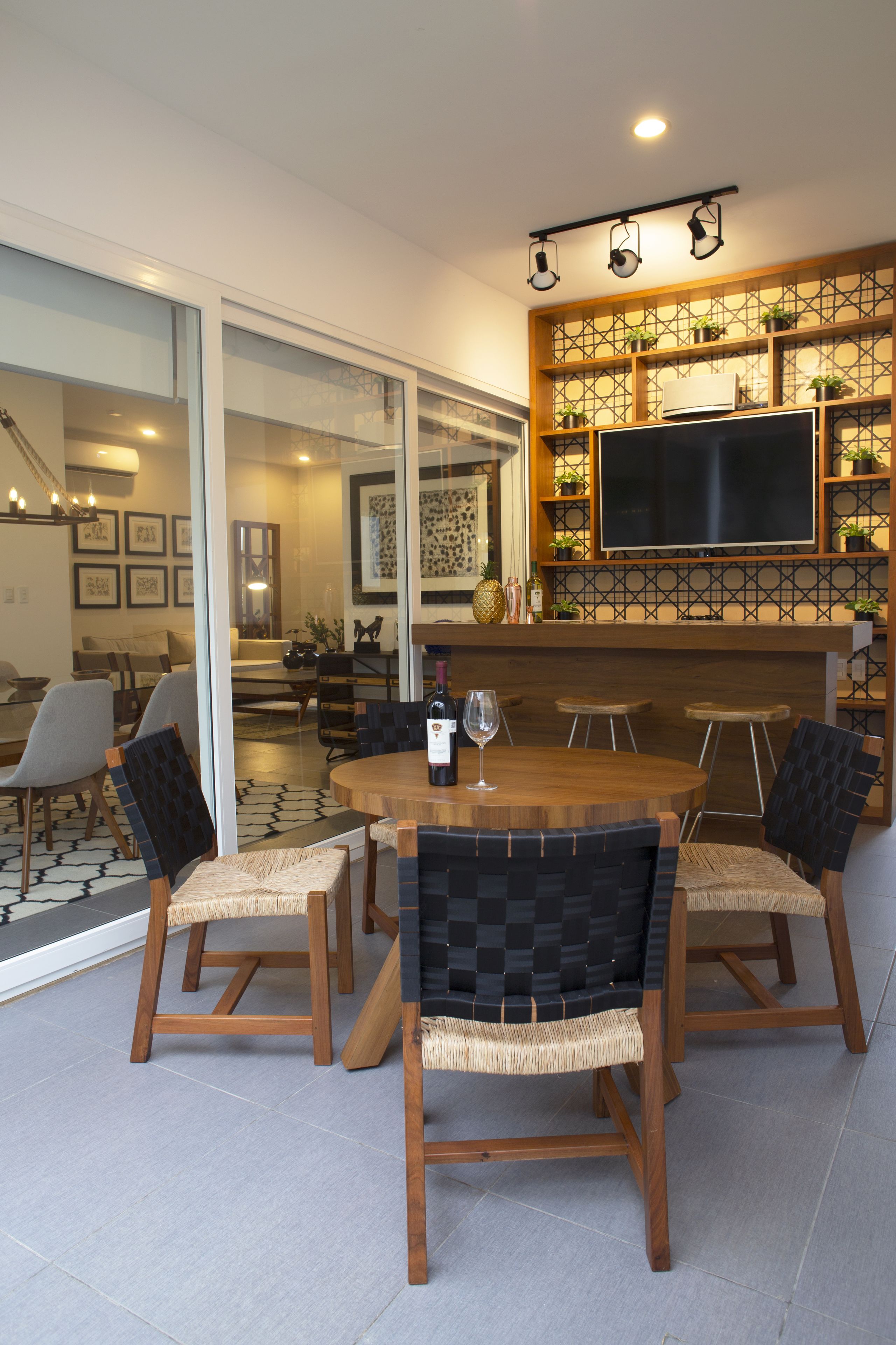 Casa exclusiva | Área de sala de estar | Televisión 