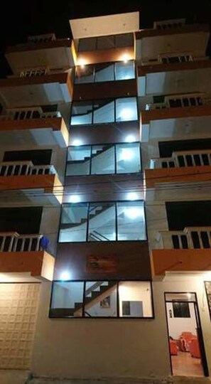 Front of property - evening/night