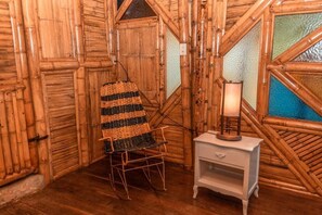 Cabana exclusivo, várias camas | Área de estar