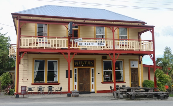 Façade de l’hébergement