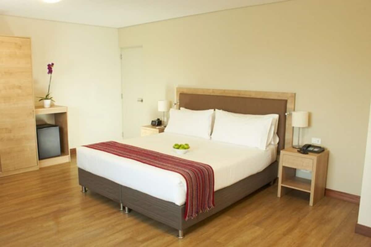 Junior kamer, 1 kingsize bed | Een minibar, een kluis op de kamer, een bureau, verduisterende gordijnen