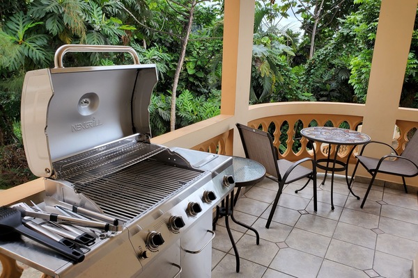 grill for upstairs porch