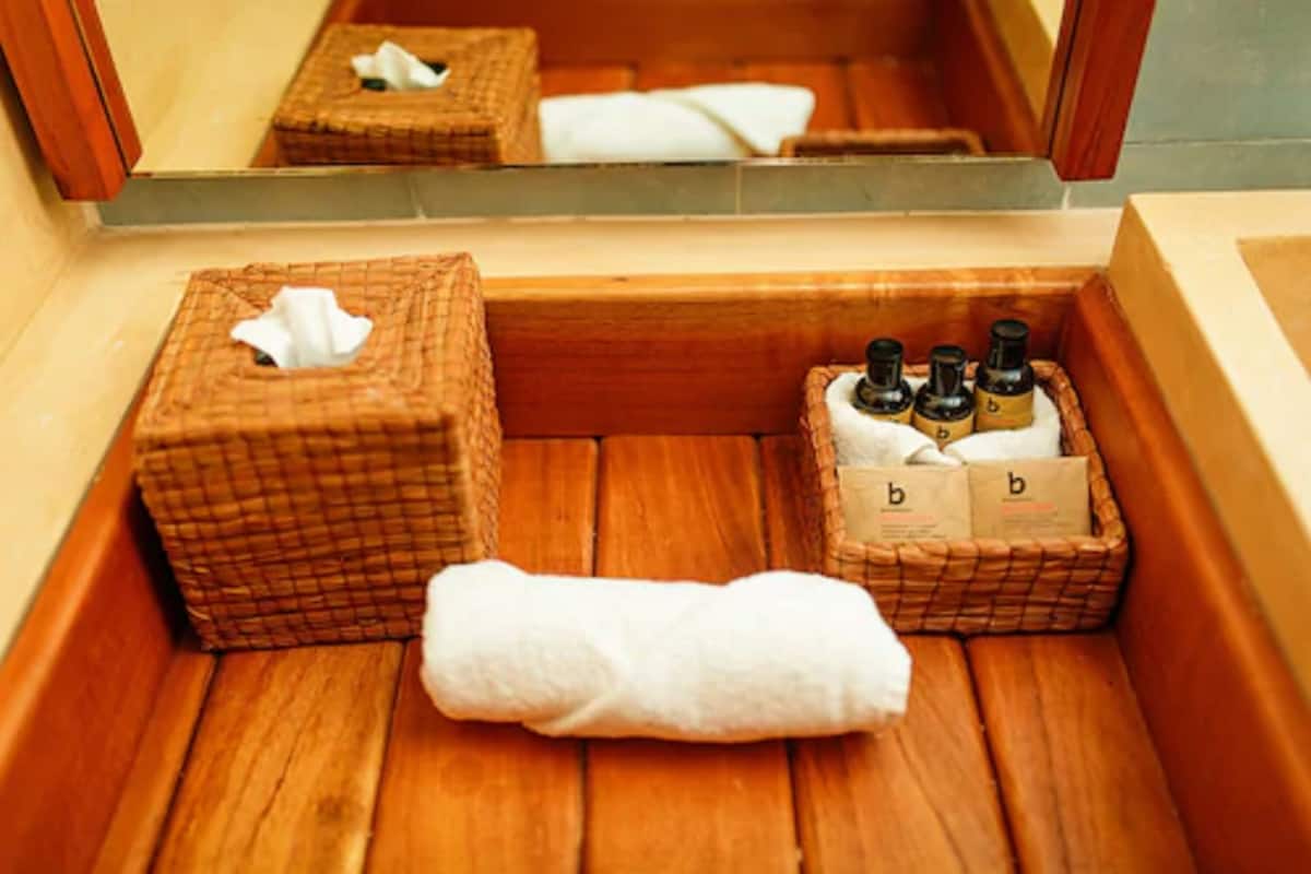 standard room, garden view | bathroom sink