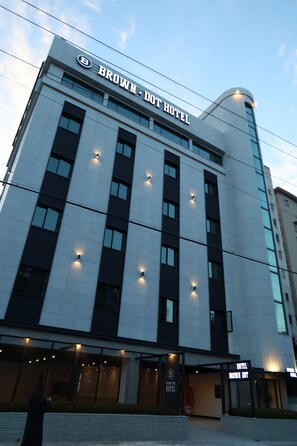 Façade de l’hébergement