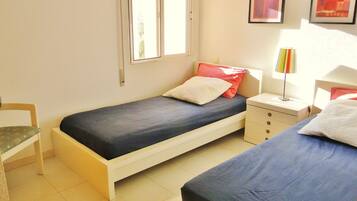 2 habitaciones y ropa de cama hipoalergénica