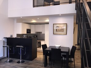 Dining - Inside the beautiful historic center of Strasbourg duplex loft (Strasbourg)