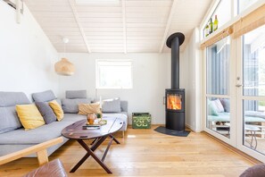 Télévision, cheminée, espaces bureaux