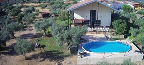 Pool - Rural house (full rental) El Olivar del Marqués for 26 people (Santa Cruz de la Sierra)