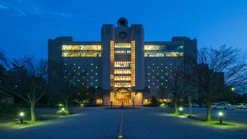 Front of property – evening/night