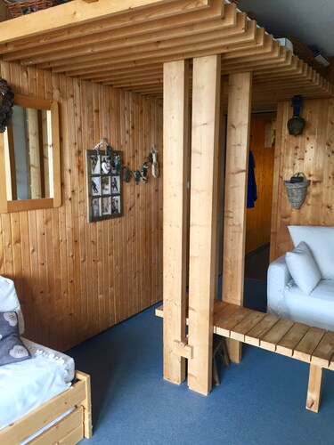 Charming 2 room apartment - view of Mont-Blanc - at the foot of the slopes in Aime 2000