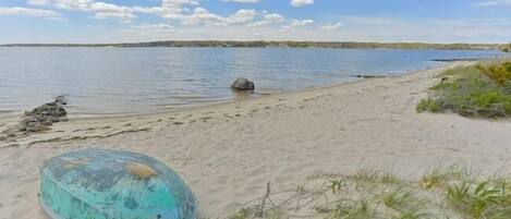 Plage à proximité, chaises longues, serviettes de plage