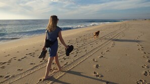 On the beach