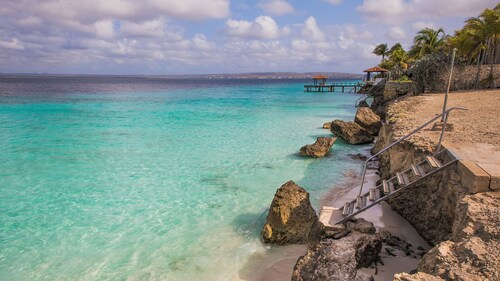 CARAIBAS fully air-conditioned vacation design villa with 20m lap pool