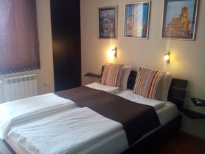 Allergitestade sängkläder, duntäcken, minibar och individuell inredning