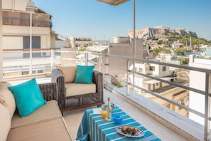 Apartment | Balcony view - ALC Breathtaking View of the Acropolis (Athens)