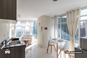 Apartment, 1 Bedroom | Bed sheets - ZEN Rooms Currency Ortigas (Pasig)