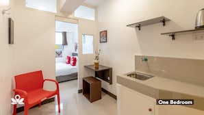 Room, 1 Bedroom | Desk, WiFi (free), bed sheets - ZEN Rooms Fortview BGC (Makati)