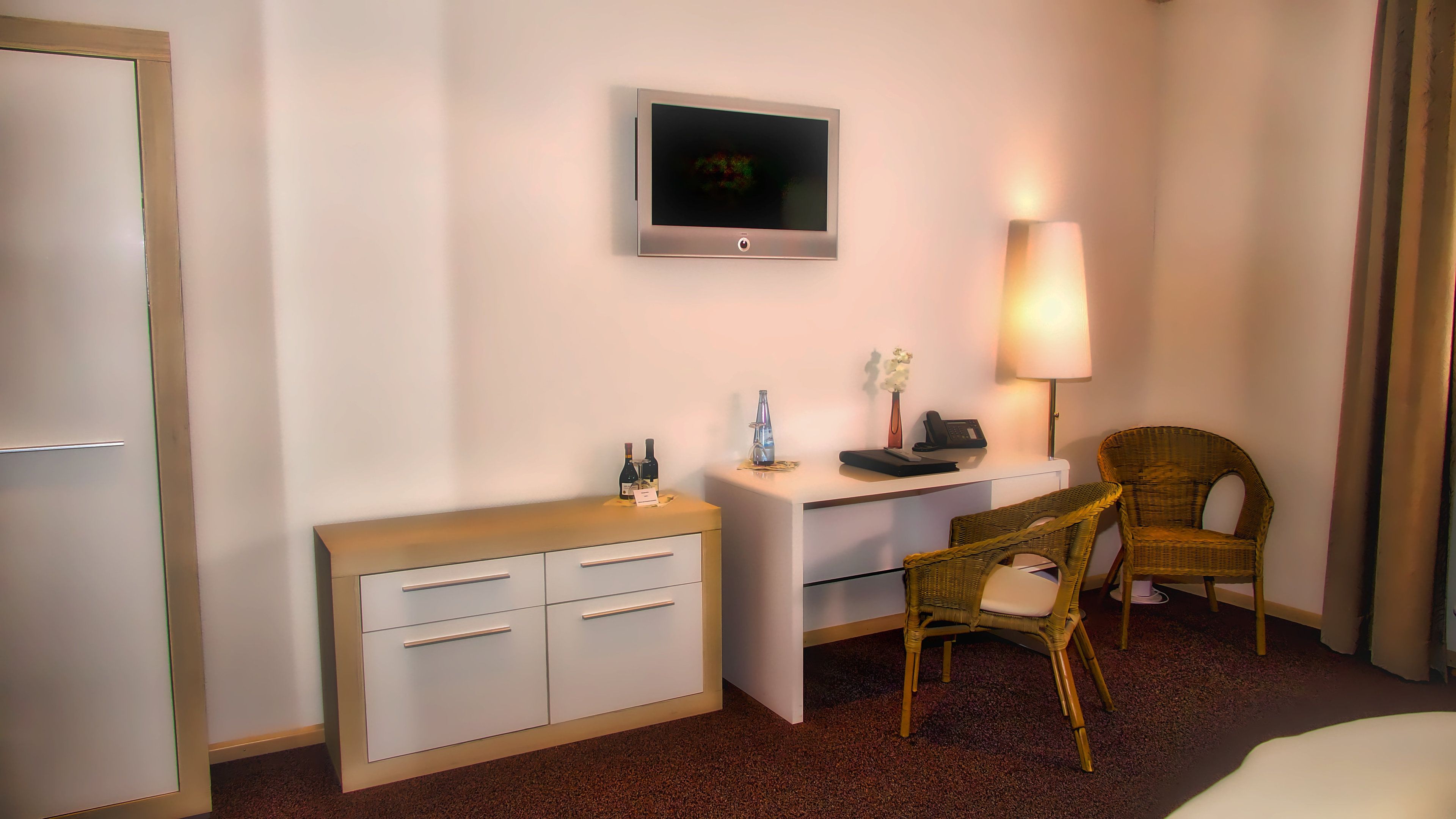 in-room safe, desk, blackout curtains, soundproofing