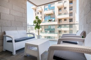 设计公寓, 2 间卧室, 城市景观 | 露台