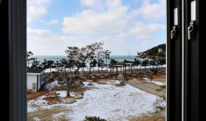 Útsýni að strönd/hafi