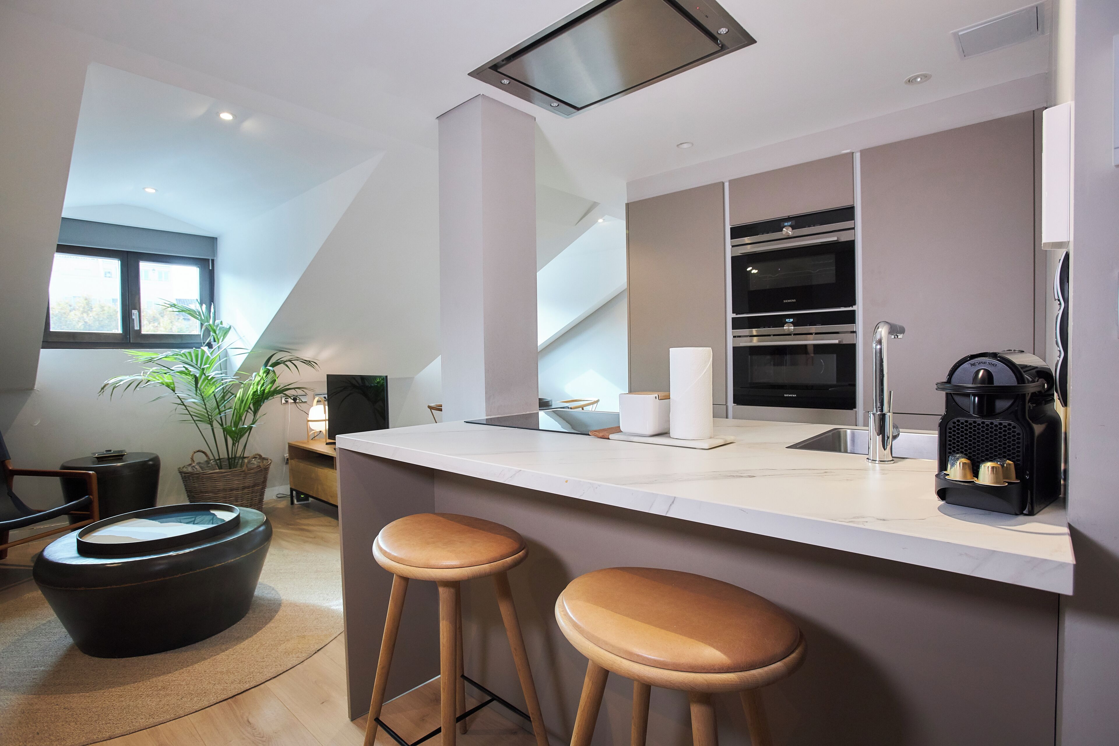 Leilighet – standard, 2 soverom, ikke-røyk | Eget kjøkken | Kjøleskap, mikrobølgeovn, ovn og kokeplater