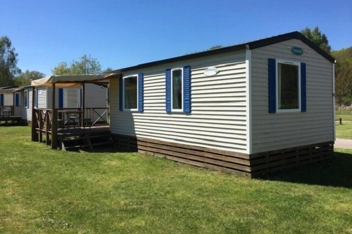 Mobile Unterkunft, 3 Schlafzimmer, Nichtraucher | Terrasse/Patio